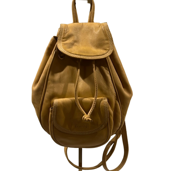 Loewe Handbags - Loewe Yellow Mini Backpack